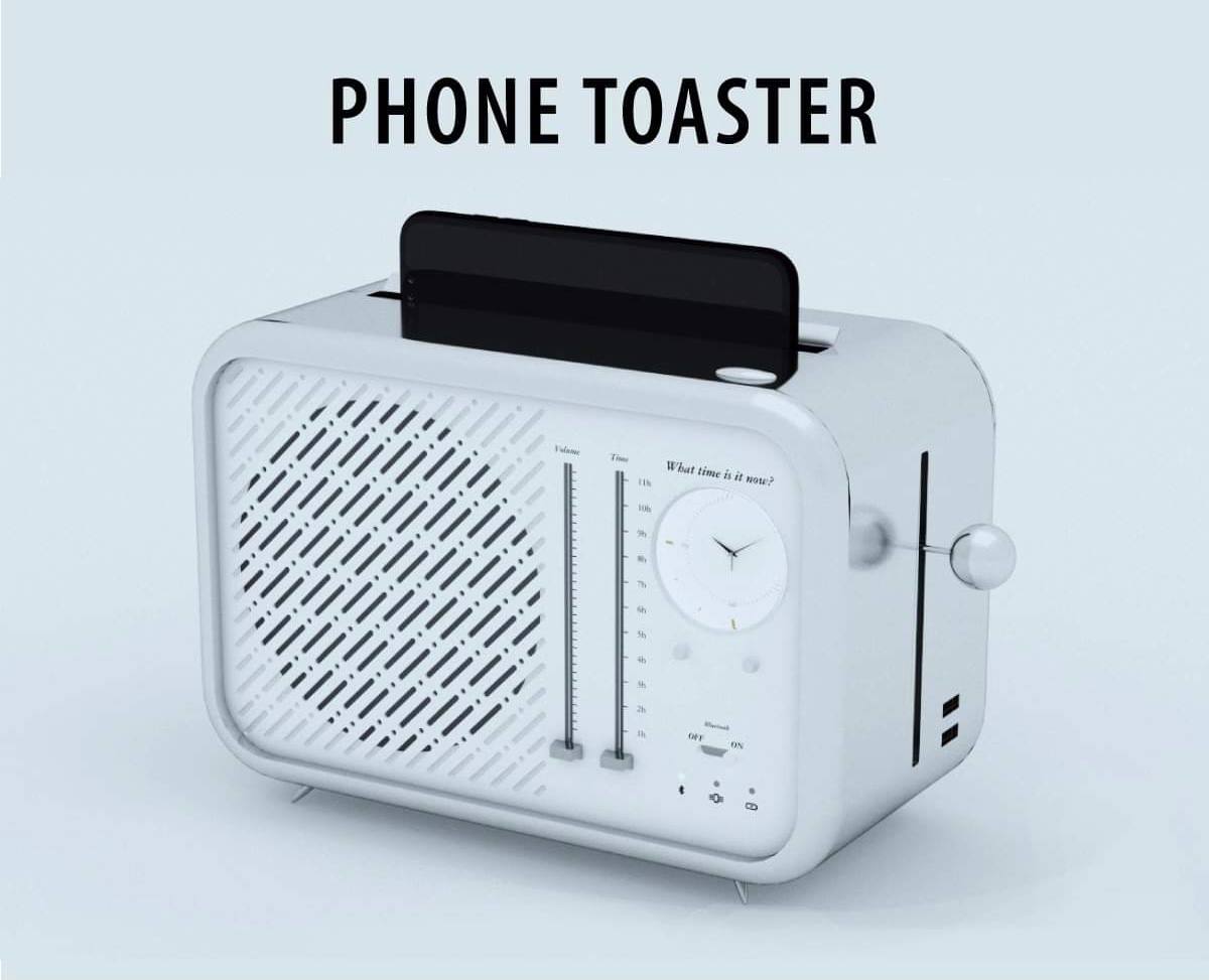 Phone Toaster - весьма необычное устройство, которое продезинфицирует смартфон...