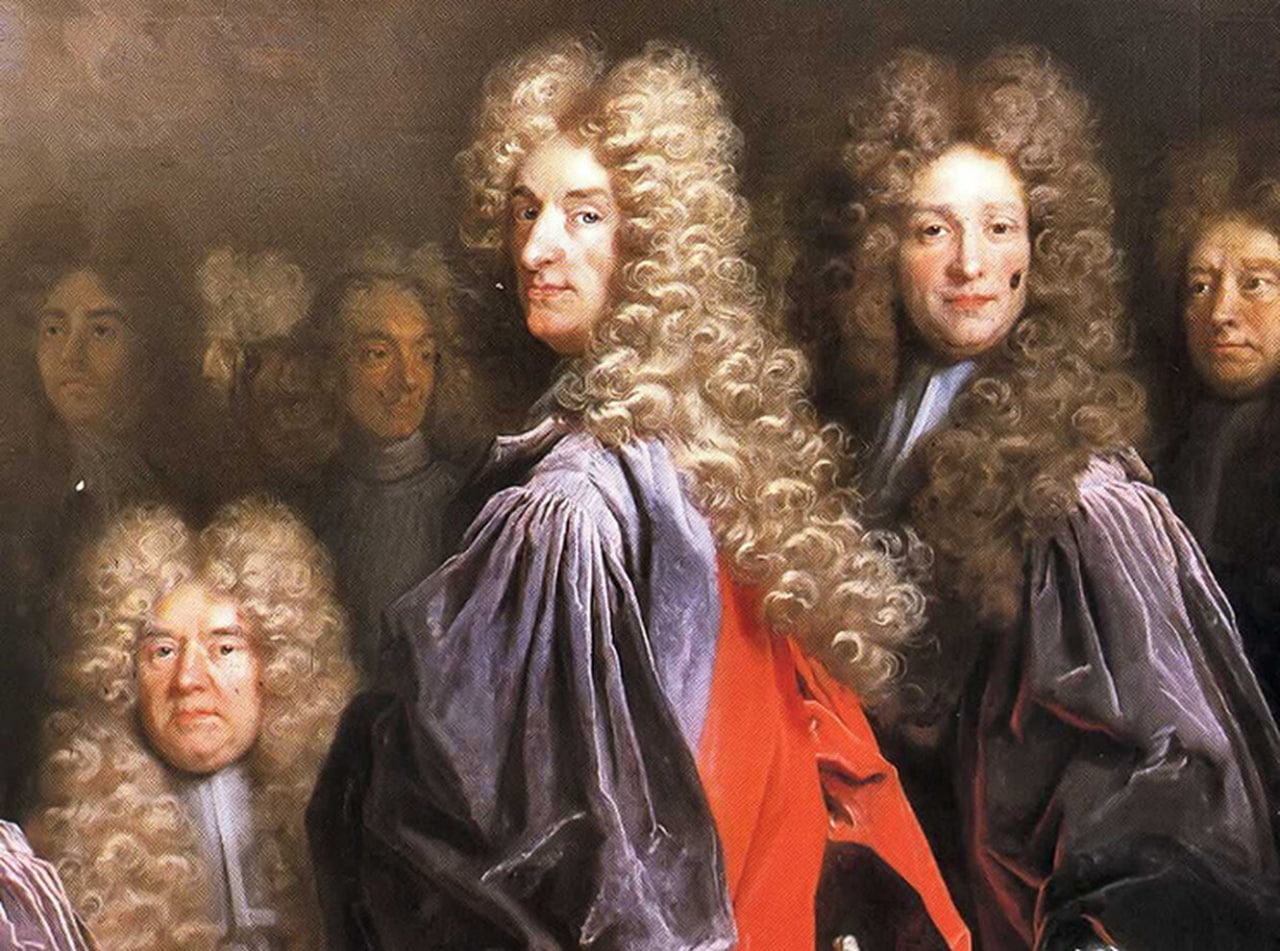 Мужчины в париках 18 век