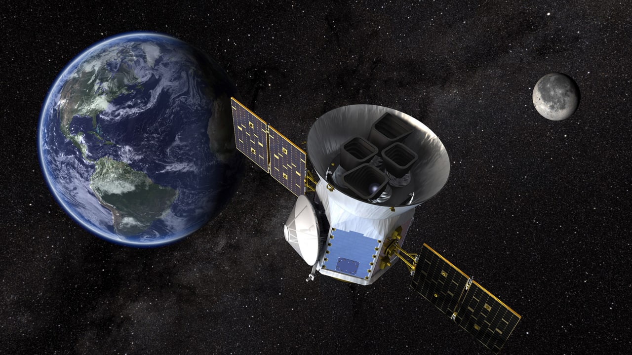 TESS (англ. Transiting Exoplanet Survey Satellite) — космический телескоп...