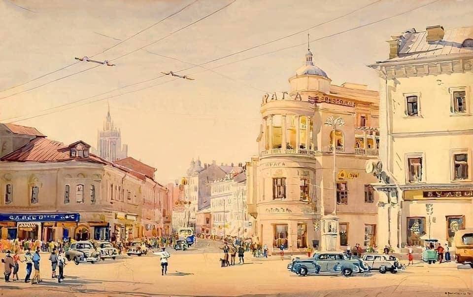 Всеволод Тальковский, «Арбатская площадь», 1956