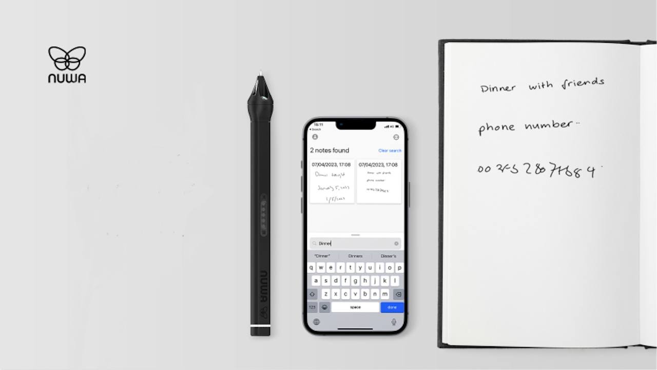 Nuwa Pen - шариковая ручка, которая расшифровывает рукописный текст и...