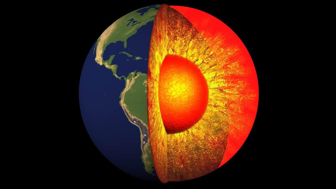 Ядро́ Земли́ — центральная, наиболее глубокая часть планеты Земля, геосфера...