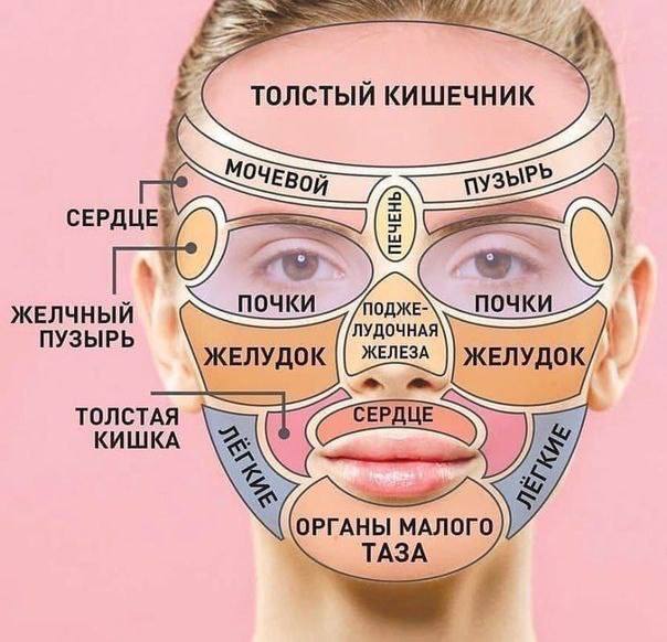 Места появления прыщей могут быть сигналом в нарушении органов.

Научные факты