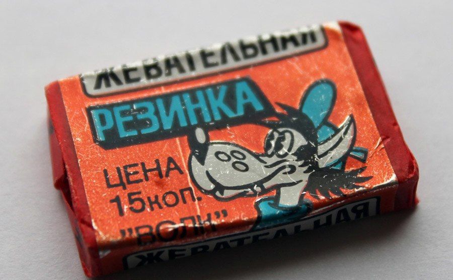 Жевательная резинка, СССР, 1976 год.