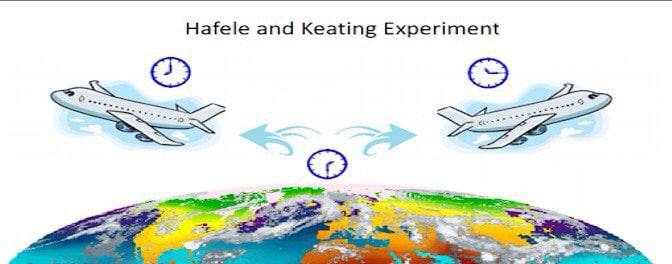 Согласно эксперименту Хафеле-Китинга, время бежит быстрее при полете в западном...