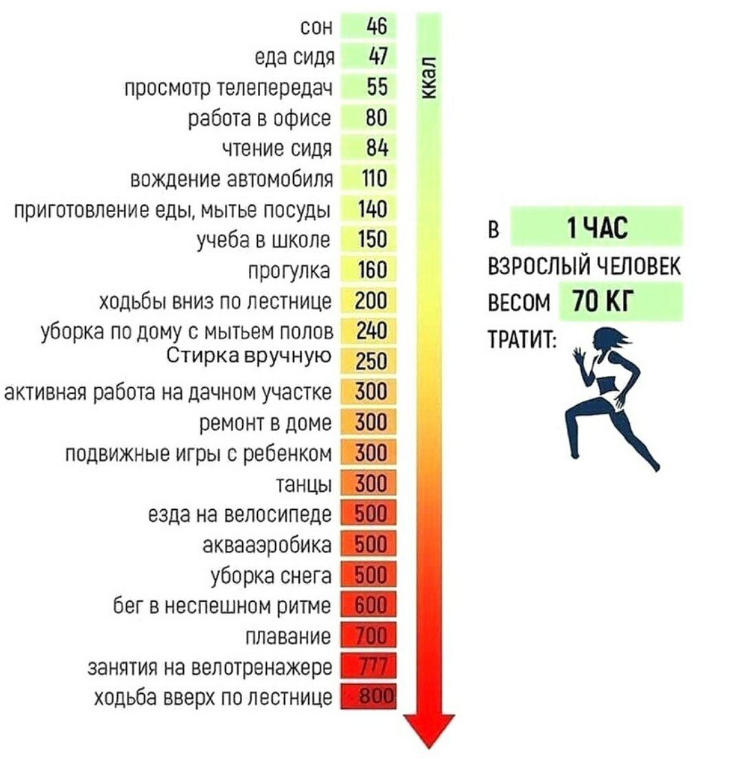 Таблица расхода энергии человека за 1 час.

Профессор ГУГЛОВ