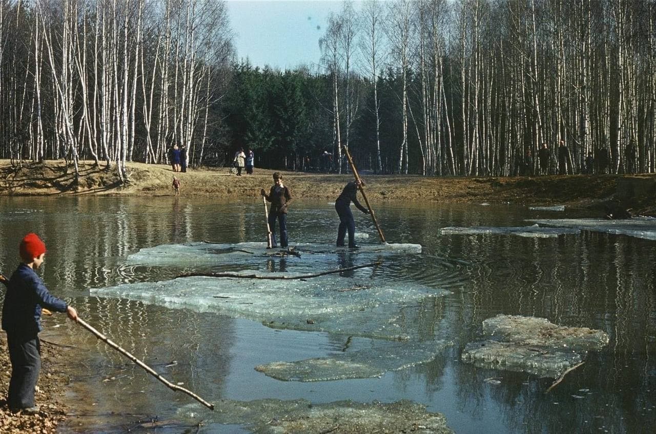 Весна в Битцевском парке, 1976