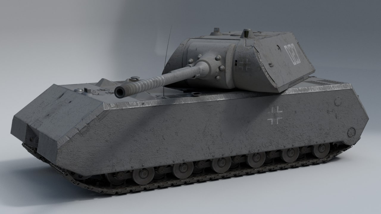 Panzerkampfwagen VIII «Maus» (Maus — «Мышь», иное название — Porsche Typ 205...