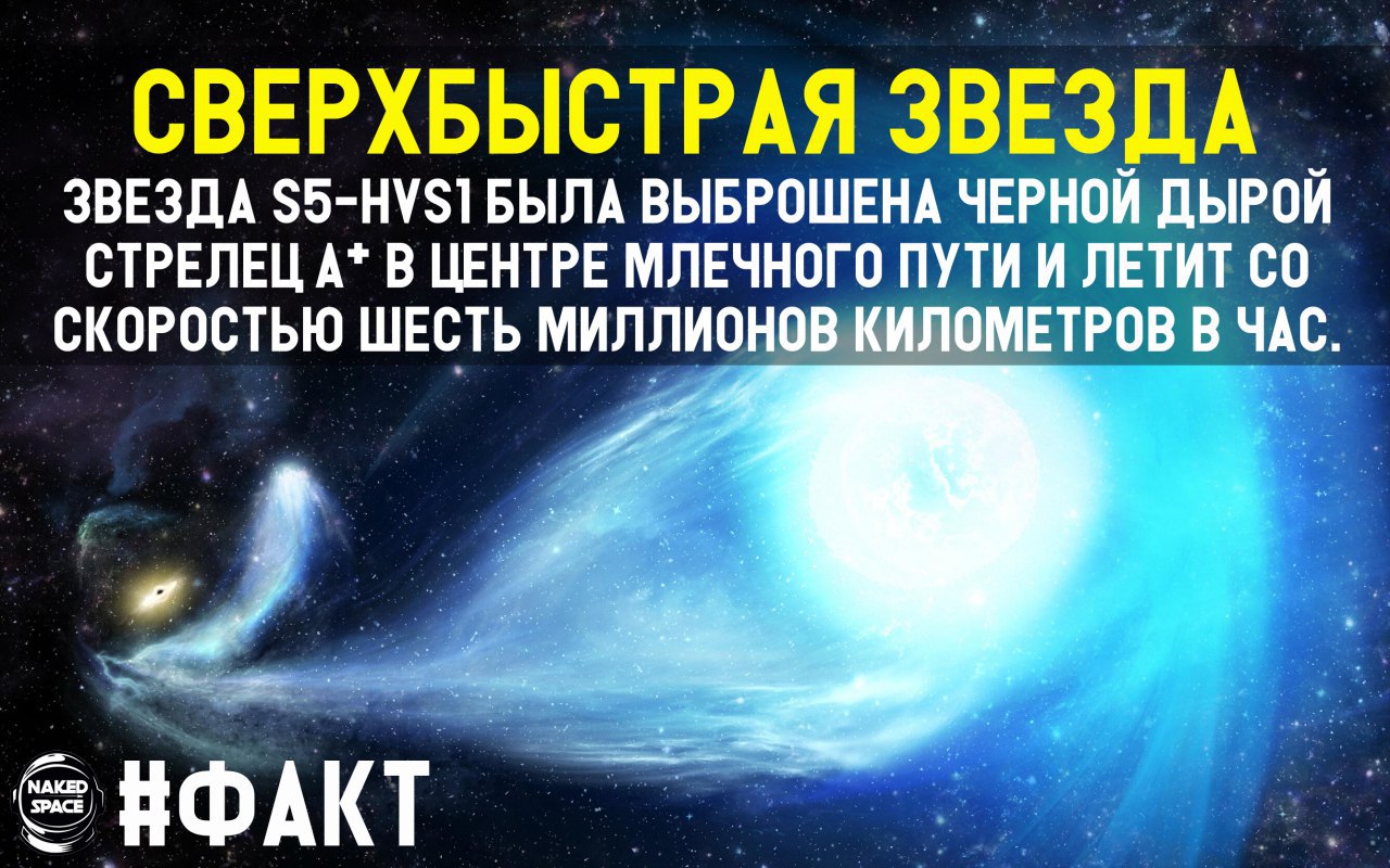 Скорость обнаруженной звезды настолько высока, что она неизбежно покинет...