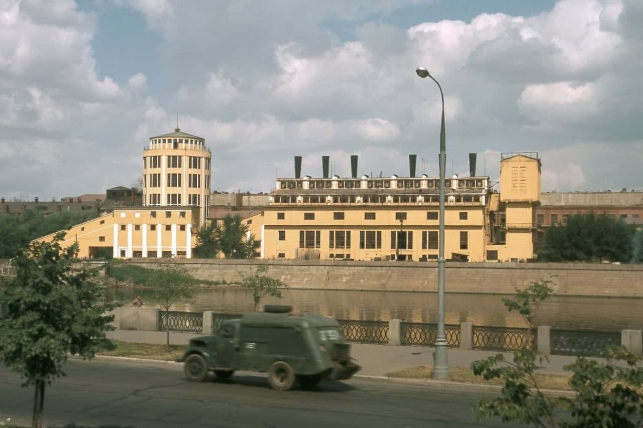 Вид на Трёхгорную мануфактуру, 1964