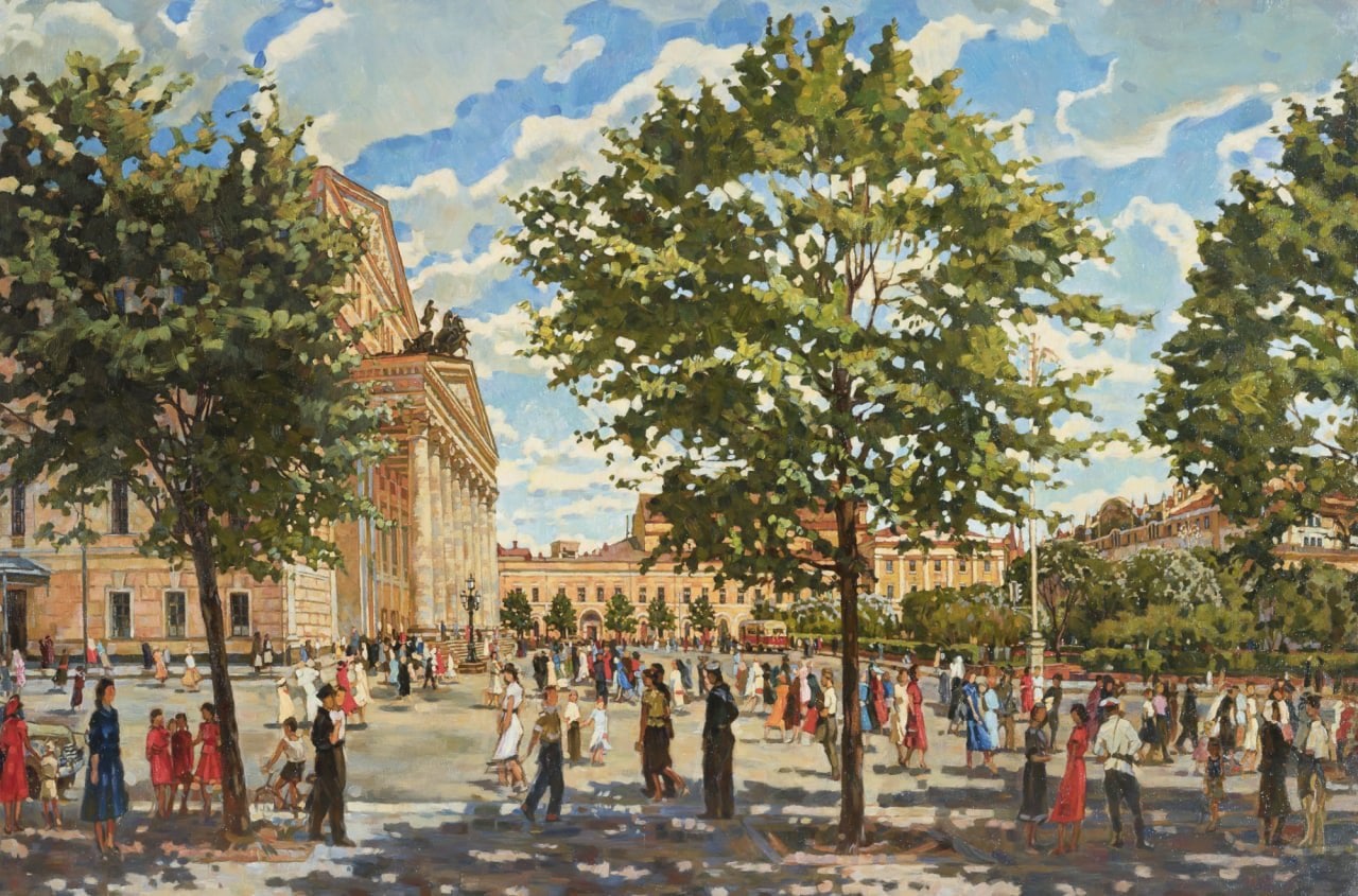 Андрей Горский «Майское утро. Большой театр», 1956